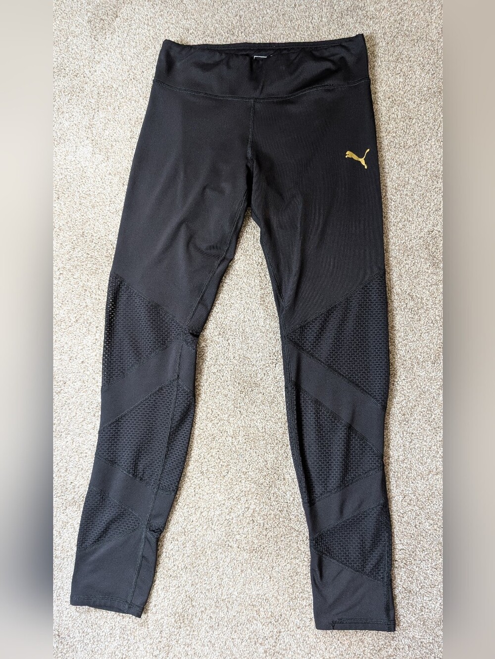 Puma Mesh Cutout Workout Leggings